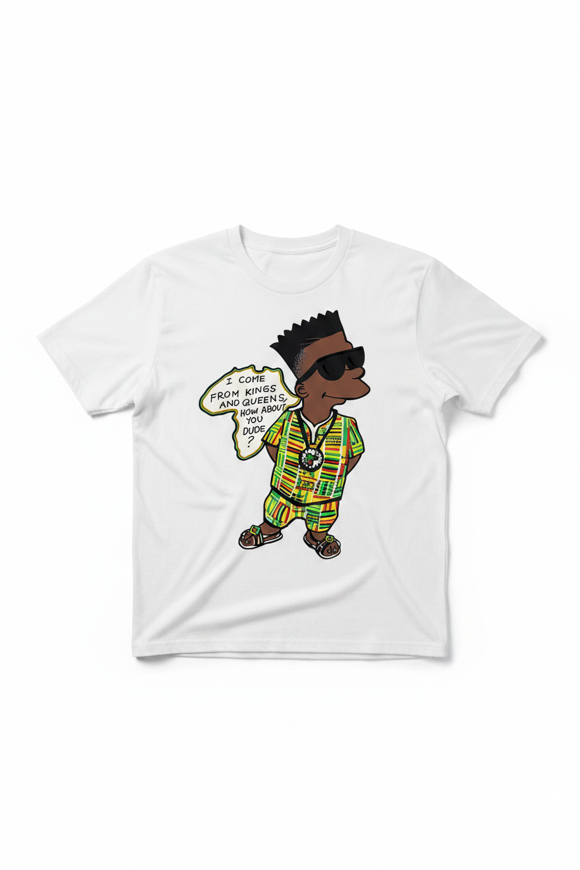 90's Bootleg Style Afro-Bart Short Sleeve T-shirt!