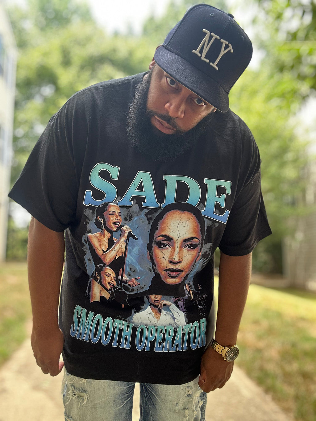 "Smooth Operator" Black Short-Sleeve Graphic T-Shirt!