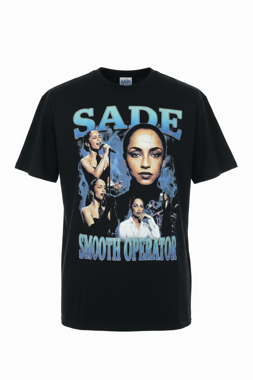 "Smooth Operator" Black Short-Sleeve Graphic T-Shirt!