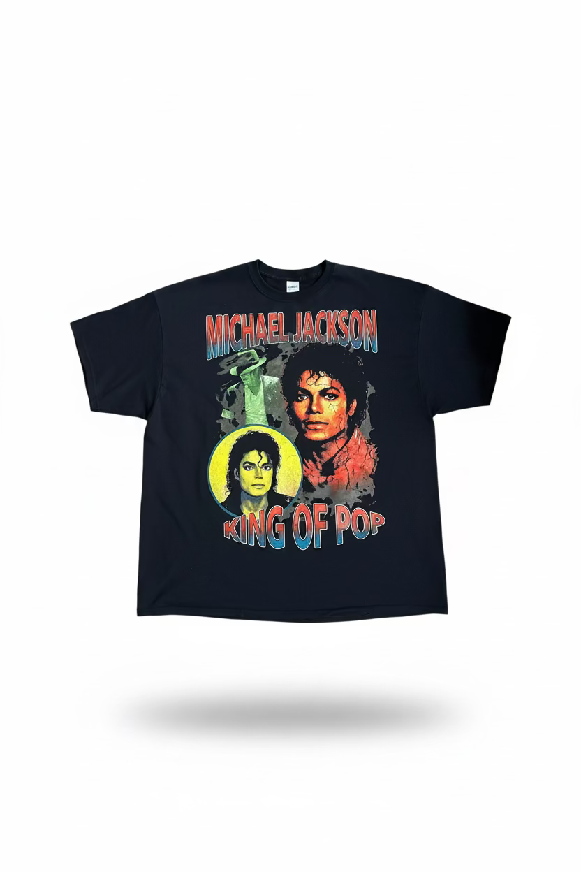 "MJ" Icon Short Sleeve T-Shirt in Black!