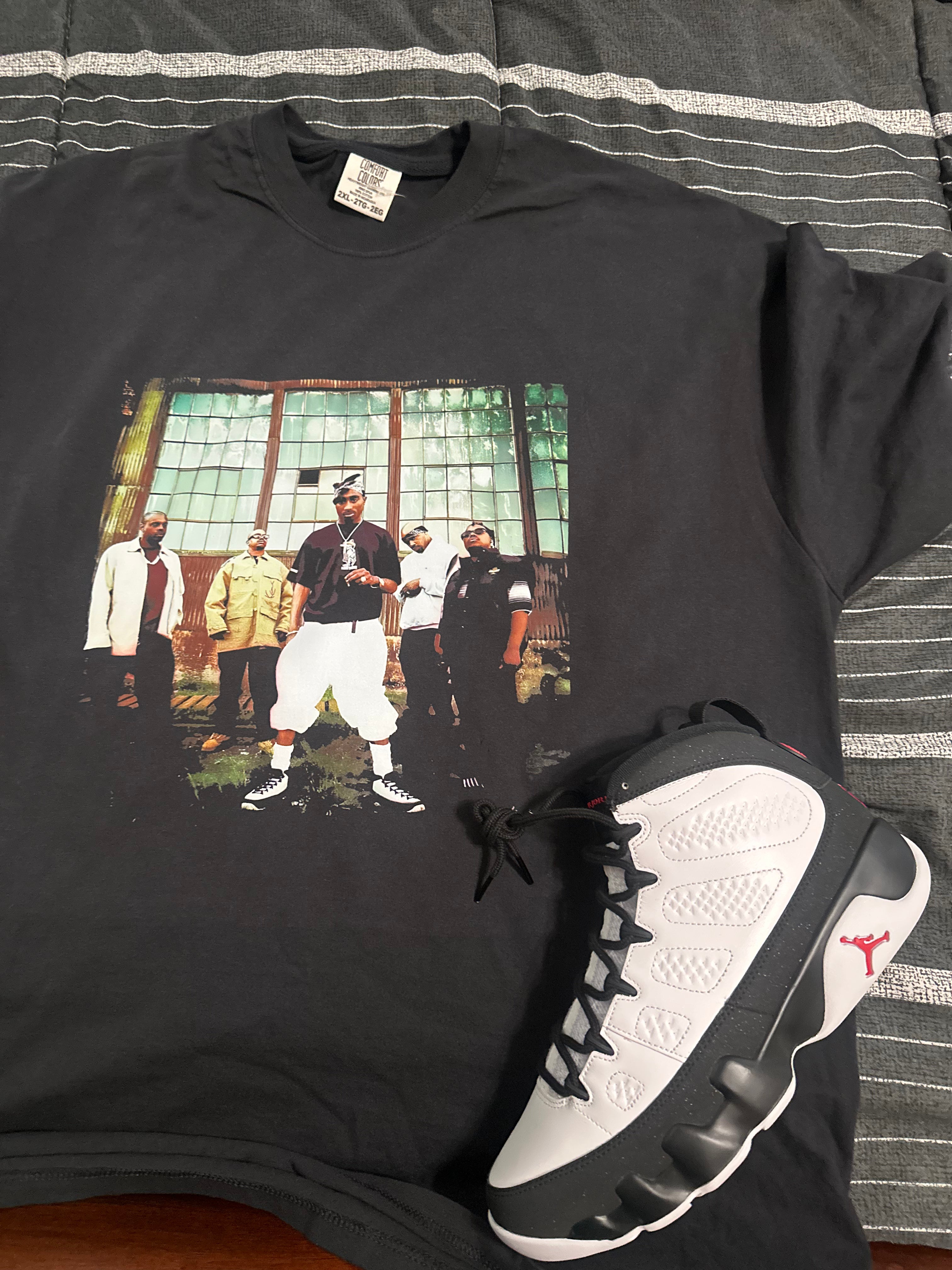 Thug Life Short Sleeve T-Shirt in black