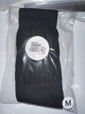 Unisex Mid-Weight Black Slouch Socks