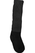 Black Unisex Old school Heavy Slouch Socks!