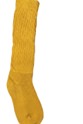 Yellow Unisex Old school Heavy Slouch Socks!
