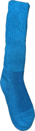 Turquoise Unisex Old school Heavy Slouch Socks!