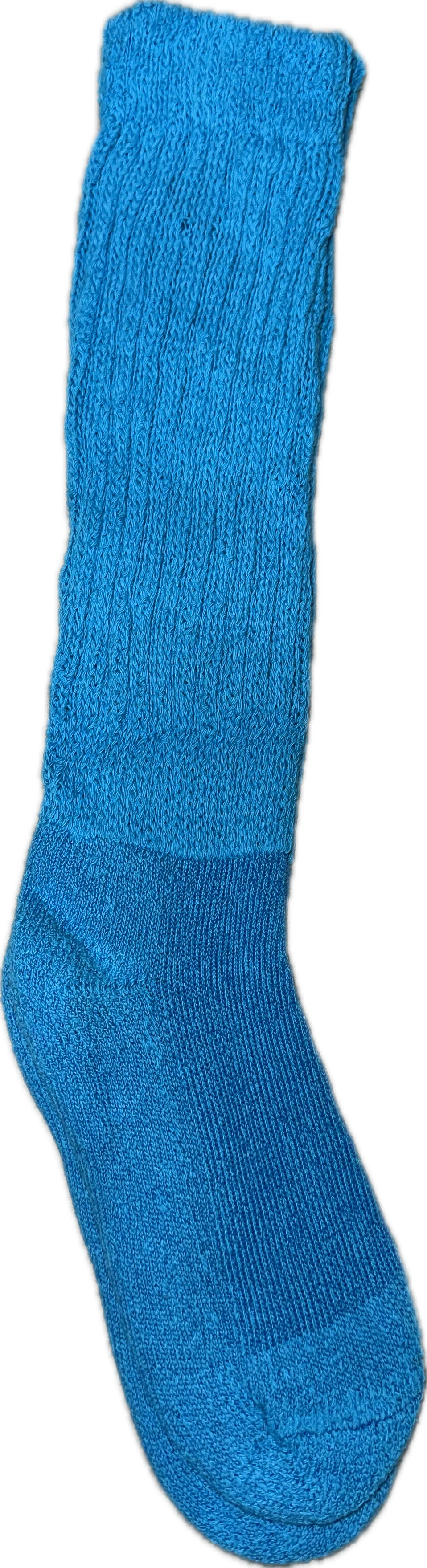 Turquoise Unisex Old school Heavy Slouch Socks!